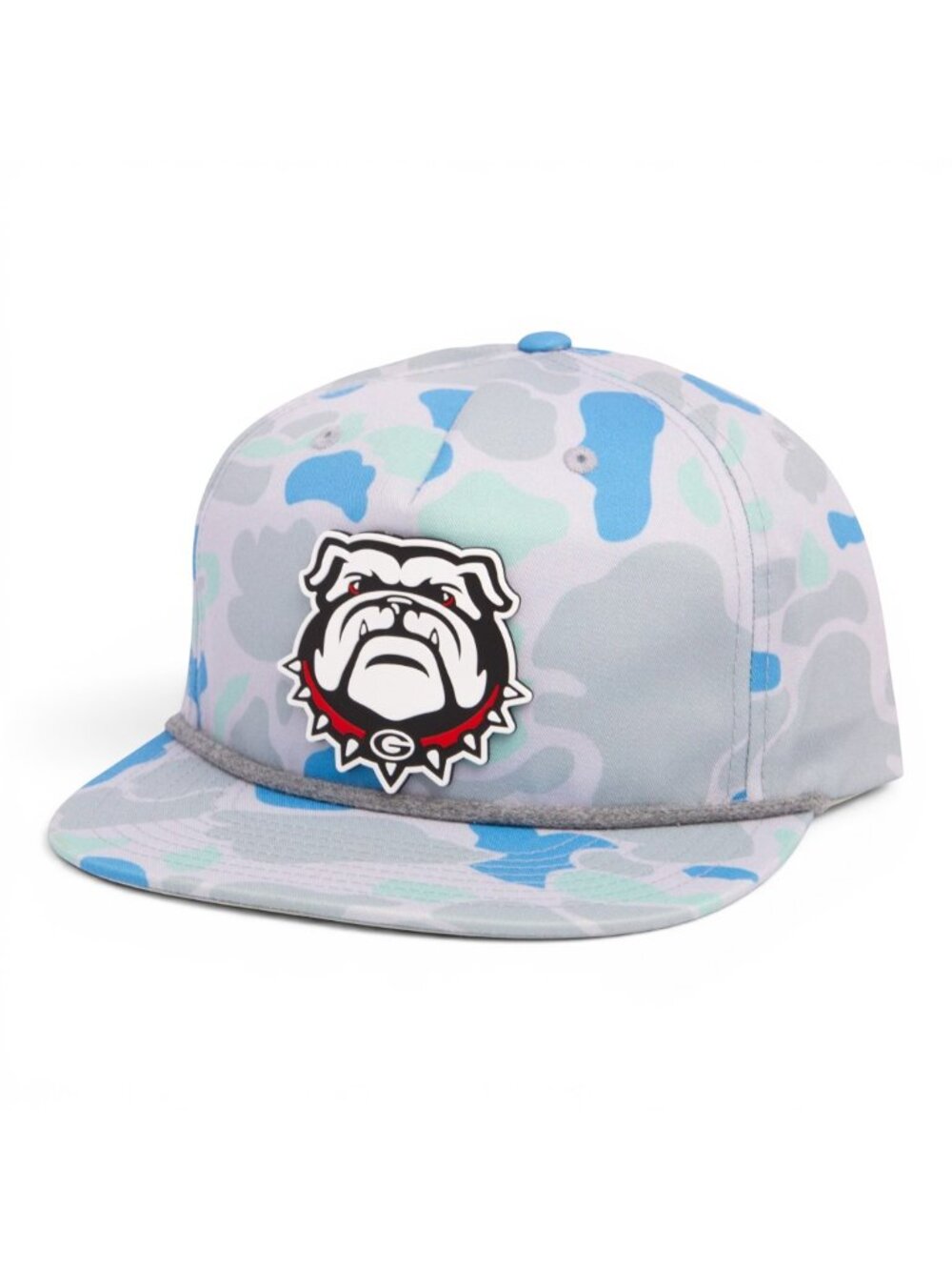 Georgia Bulldogs UGA 3D Umpqua Rope Hat- Saltwater Duck Camo/ Charcoal